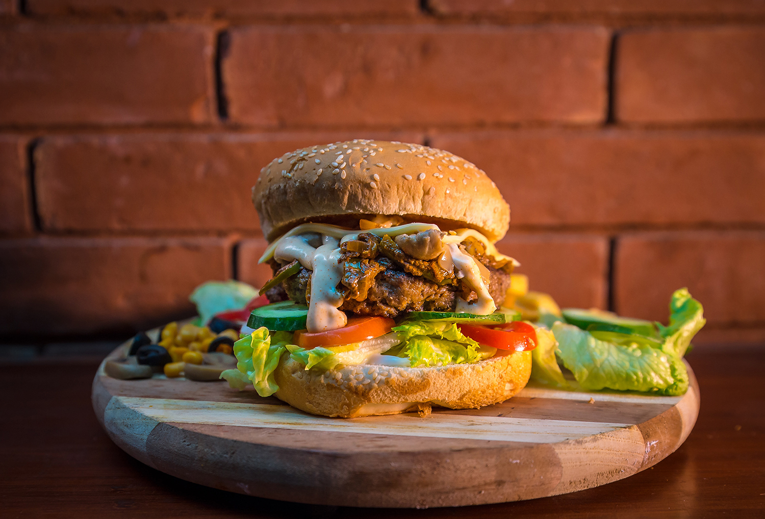 High Protein Vegan Burgers