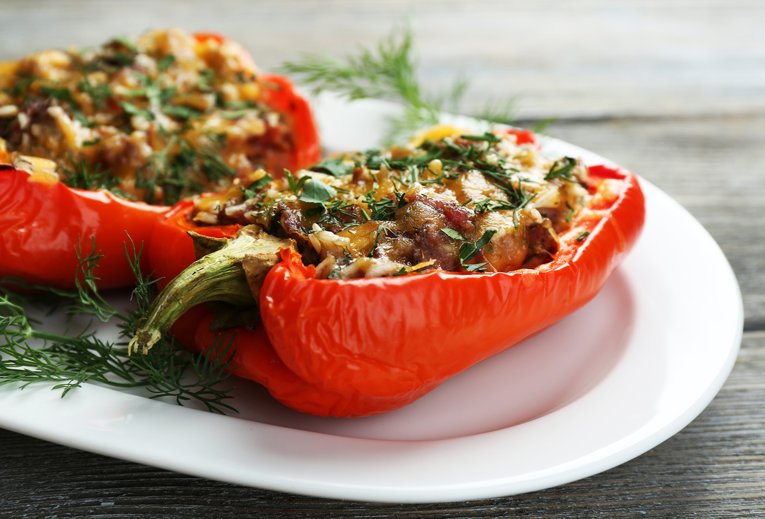 Vegetarian Stuffed Capsicum